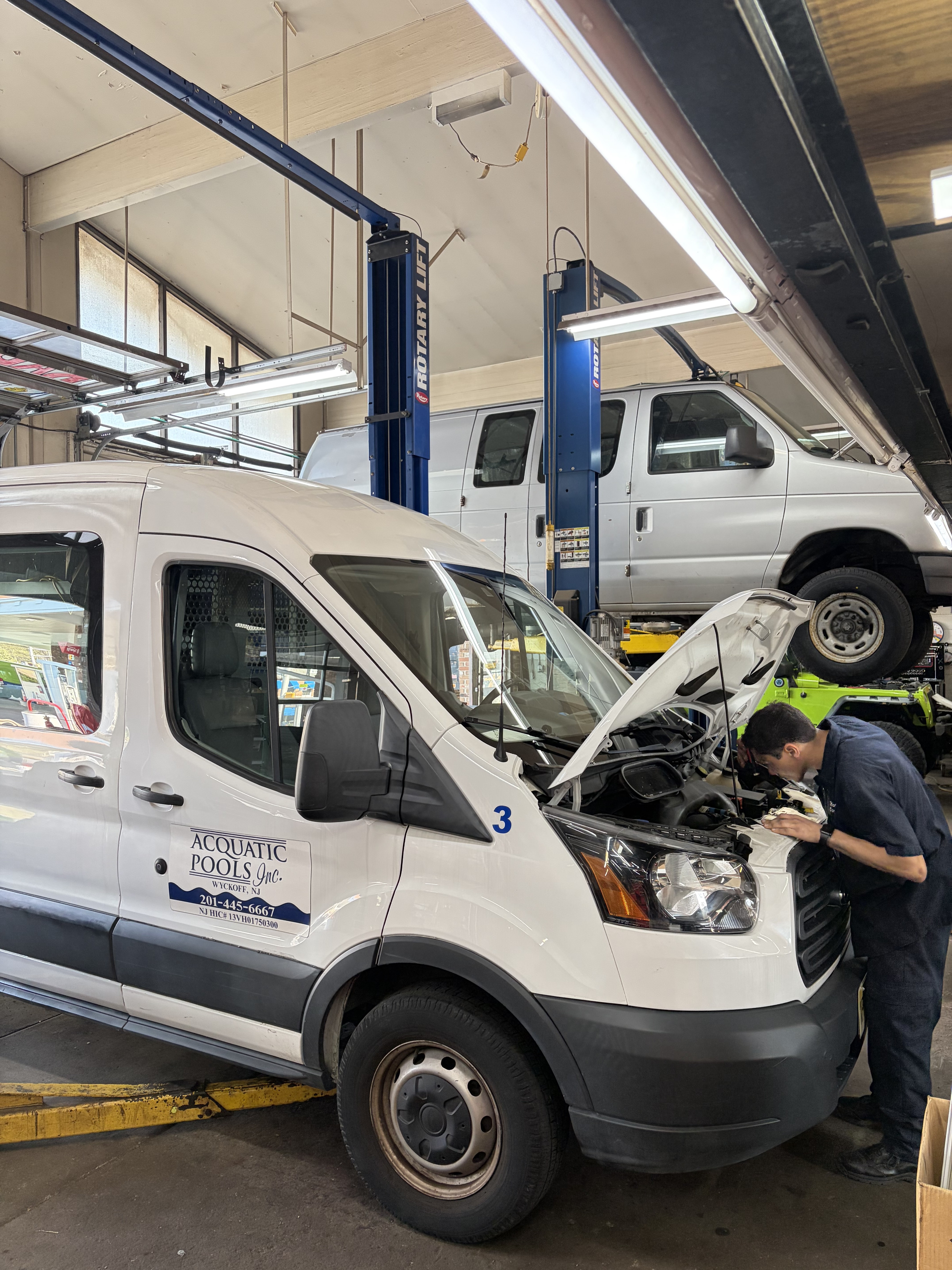 Radburn Car Care courtesy pickup van